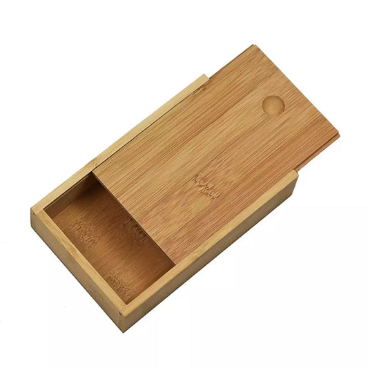 Bamboo Desktop Organizer Box – Eco-Friendly Storage Case