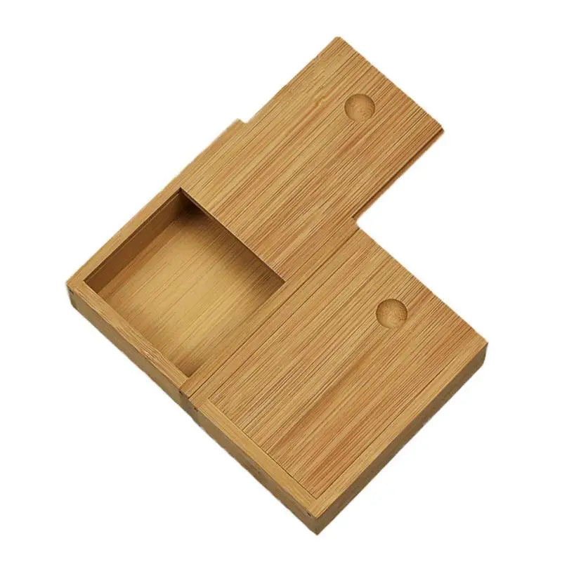 Bamboo Desktop Organizer Box – Eco-Friendly Storage Case