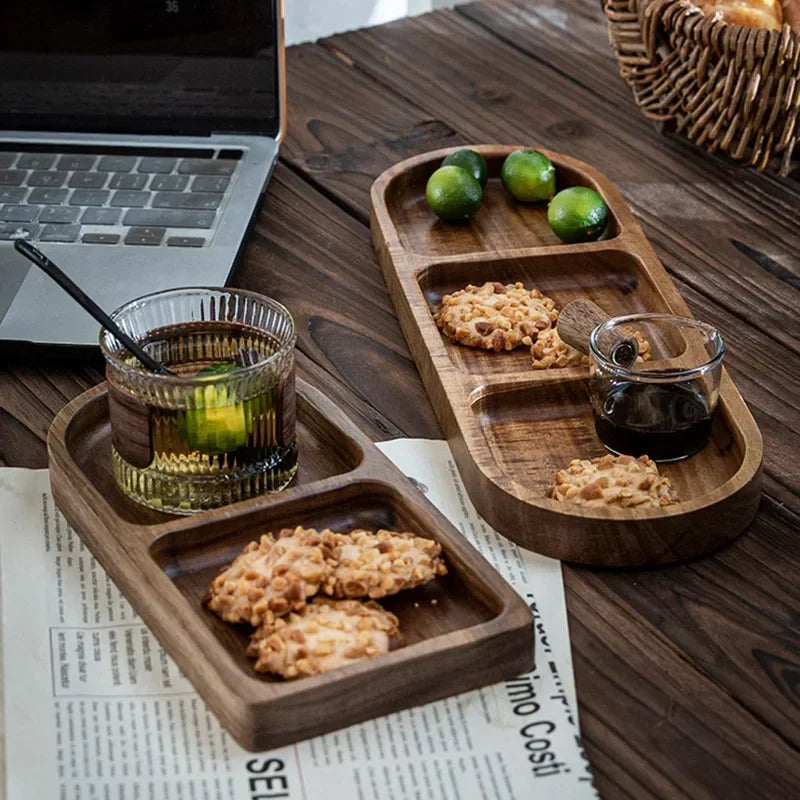 Japanese Wooden Tray – Elegant & Versatile Serving Plate